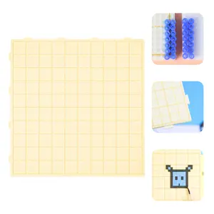 PixieCraft 1pc 104x104 Mega Large Pegboard Pro – Interlocking 2.6mm Fuse Bead Board with Engraved Gridlines & 2mm Pins, Snug Fit Stable Design for Large Pixel Art Projects