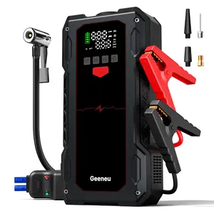12000mAh Portable Jump starterwith Air Compressor, 150PSl, 12VCar Battery Jump Box, 12L Gas & 10LDiesel Engines, Wireless, SafeClamps for Easy Use Auto Accessories fathersdaygift