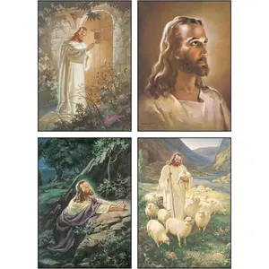 Head of Christ 75th Anniversary Edition Warner - Greeting Cards Sallman Art Collection 12 Boxed Cards Includes KJV Scriptures