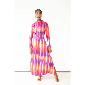 Iris Satin Maxi Skirt
