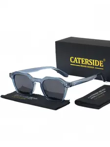 Unisex Vintage Polarized Sunglasses, Trendy Casual TR Frame TAC Film Polarized Sunglasses, Modern Fashion Accessories for Outdoor Sports, Travel, Driving, Beach, Street Decoration