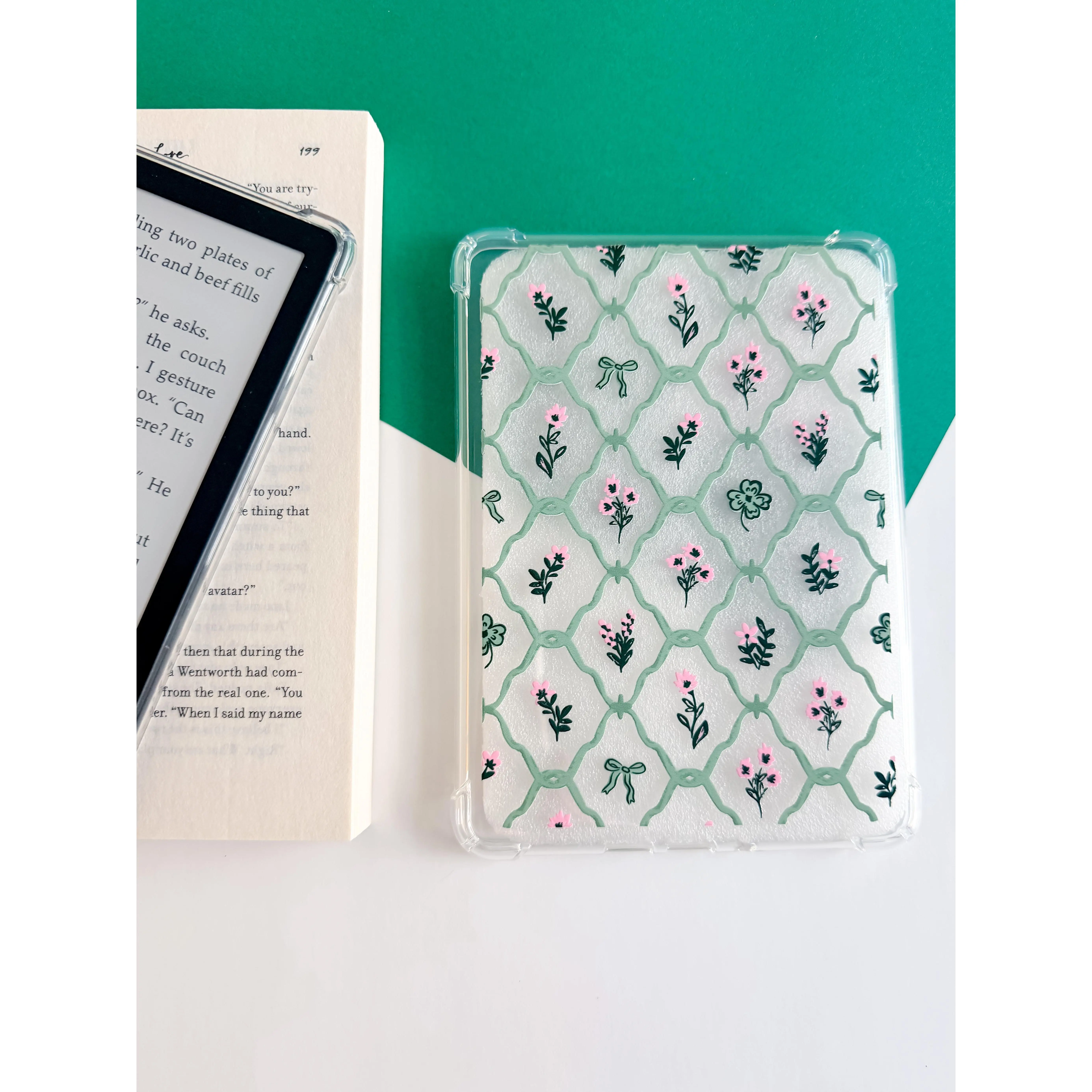 Lucky Coquette Kindle Case and/or Bookmark [Combined Listing] – Aesthetic E-Reader Cover