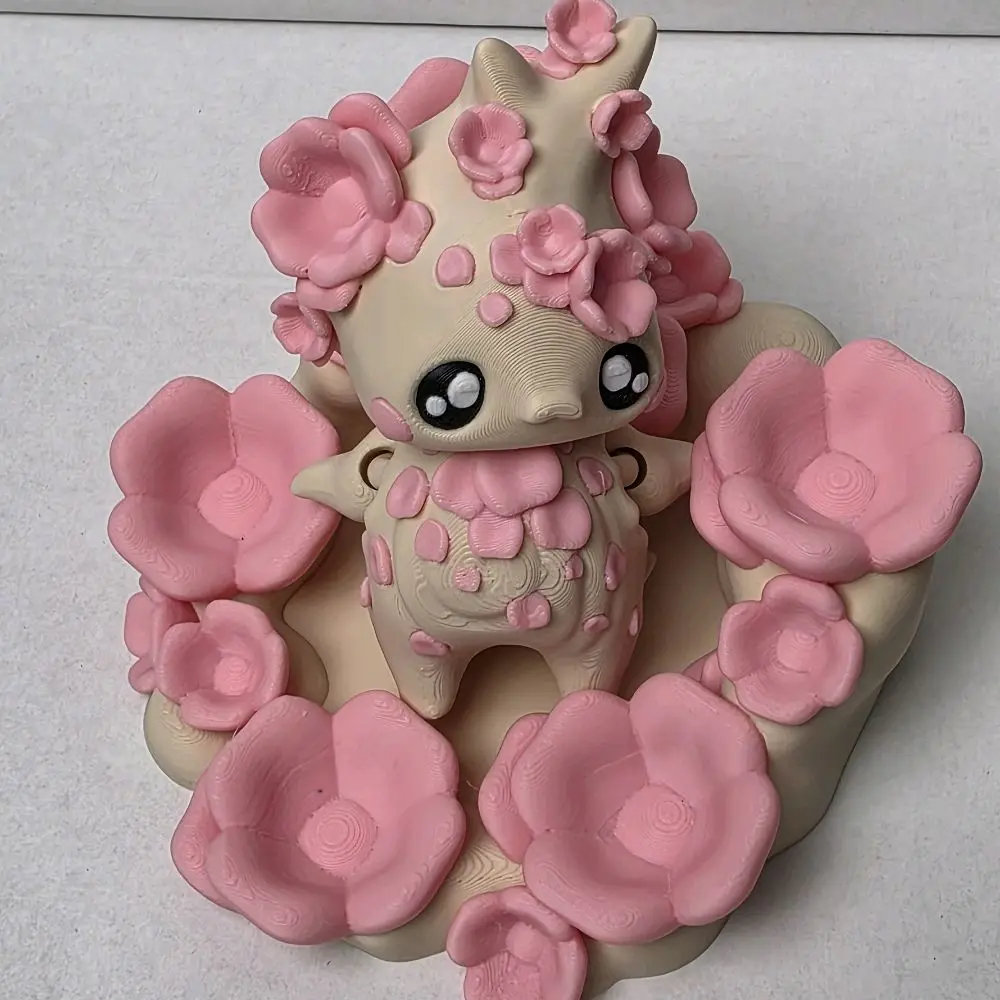 3D Printed Cherry Blossom Pixie with Base