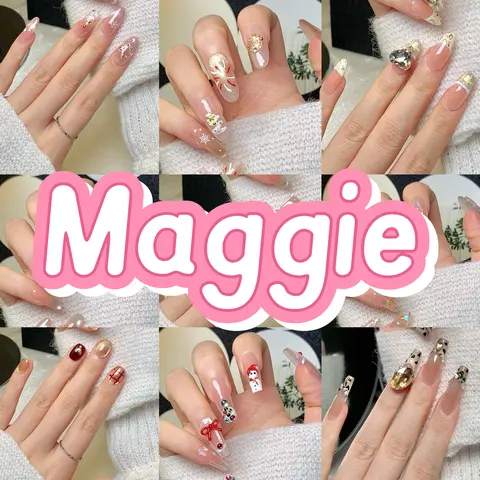 Maggie:Handmade press on nails online bidding--5