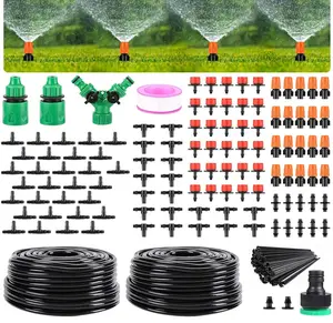 98FT Drip Irrigation System Kit, 149PCS Automatic Garden Watering Set, DIY Irrigation Equipment for Lawn, Flower Bed, Patio, Greenhouse