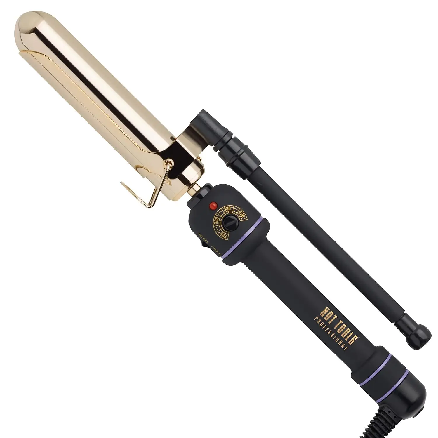 Hot Tools Pro Artist 24K Gold Marcel Iron - 1-1/4 inch, Long-Lasting Curls, Defined Waves (Beauty & Personal Care Hair Curling Appliance)