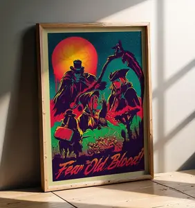 Gehrman the First Hunter Unframed Poster - Bloodborne Video Game Art Print - Gothic Action RPG Illustration - Hunter's Dream Gaming Wall Decor