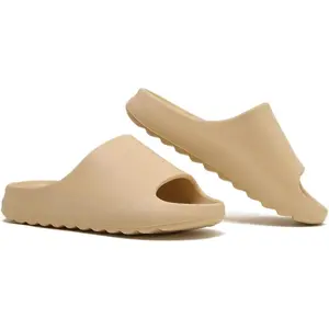 Cloud Slides for Women and Men, Platform Slides Slippers, Non-Slip Quick Drying Soft Lightweight Shower Shoes, Thick Sole Open Toe Slides Sandals for Indoor & Outdoor
