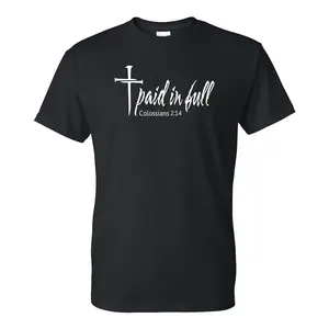 Paid in Full | Christian T-Shirt | Faith-Based Apparel by Matthew2819.art