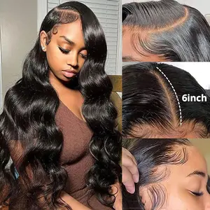 [Summer Essential] Wiggins Hair 250% Density Body Wave 13x6 Lace Front Wig Deep Parting Space Lace Frontal Wigs Human Hair Pre-Plucked Hairline #tiktokshopmemorialday