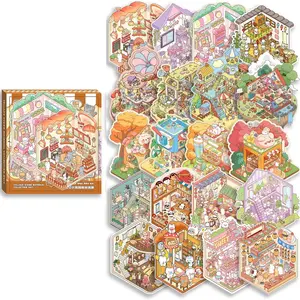 DIY 3D Sticker Making Kit, Art Stickers, 20 Sets Creative Craft Set for Adults & Kids, Create Your Own Custom Designs, Fun Activity for All Ages, Stickers Kit