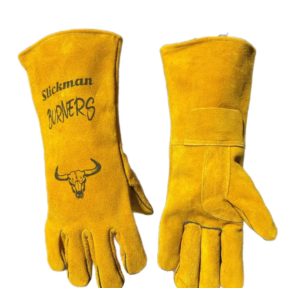 Slickman Burners Stick Welding Buffalo Gloves, Fully insulated. Slickman Burners Stick Welding Buffalo Gloves, Fully insulated.