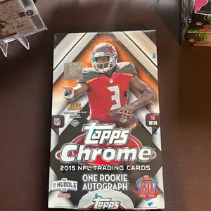 (2 Solo Packs) 2015 Topps Chrome Football Hobby Box Packs