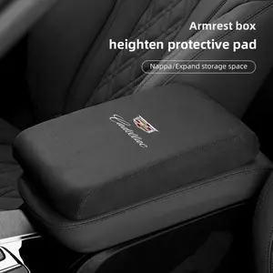 Car Armrest Mats Memory Foam Arm Rest Cushion For Cadillac Escalade CTS ATS XTS CT4 CT5 XT5 XT4 XT6 CT6 Lyriq SRX ELR Celestiq EXT XLR Car Accessories