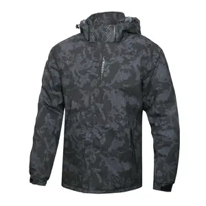 Men's High-Quality Thick Warm Ski Cap Jacket Winter Windproof Mountain Raincoat for Skiing & Mountaineering Outdoor Exploration Equipment Fishing Jacket Multi-Weather Men's Winter Warm Jacket