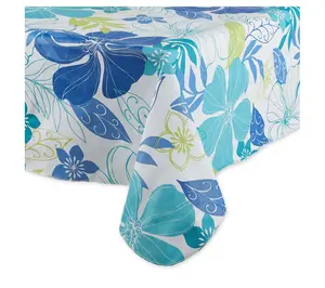Design Imports Tropical Bahama Vinyl Tablecloth60x84
