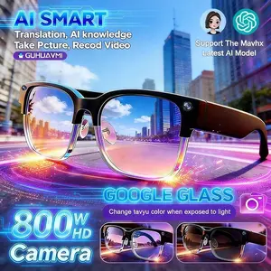 2026 New 8mp Multifunctional Smart Glasses for Men, Video Recording, Ai Photo Recognition, Bluetooth-compatible Calling, Voice Translation, Perfect Accessory