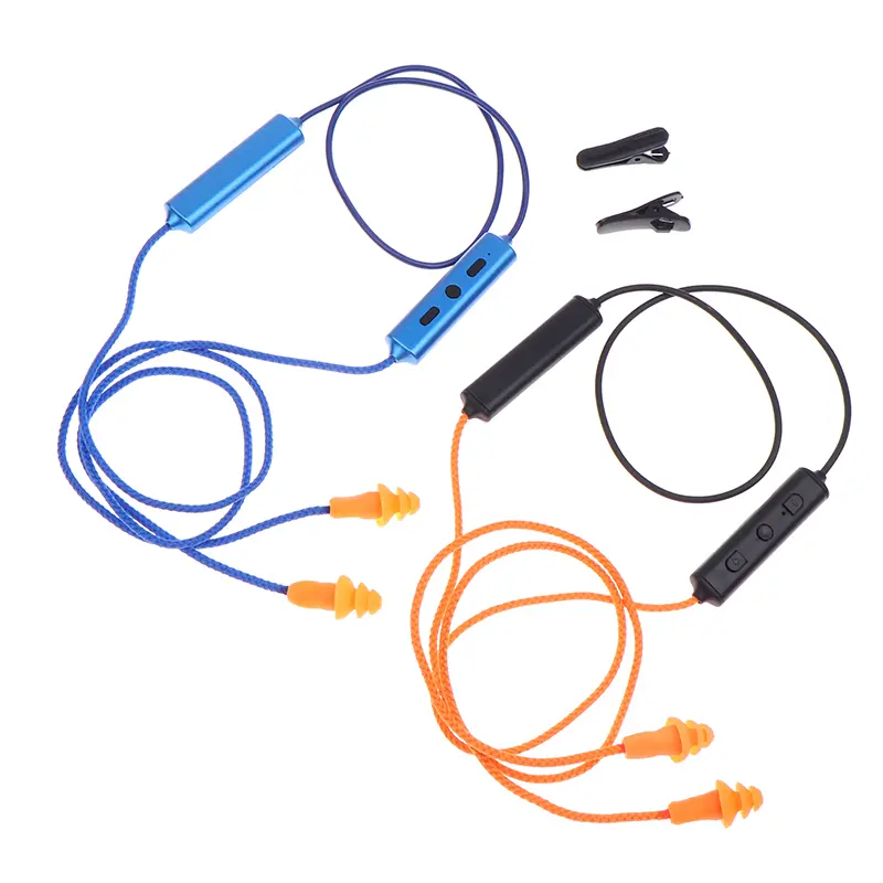 Wired Noise-Isolating In-Ear Earbud Set - Single Pair Cable-Connected Industrial Labor Protection Headphones with Call Control for Workshop, Construction Site Use