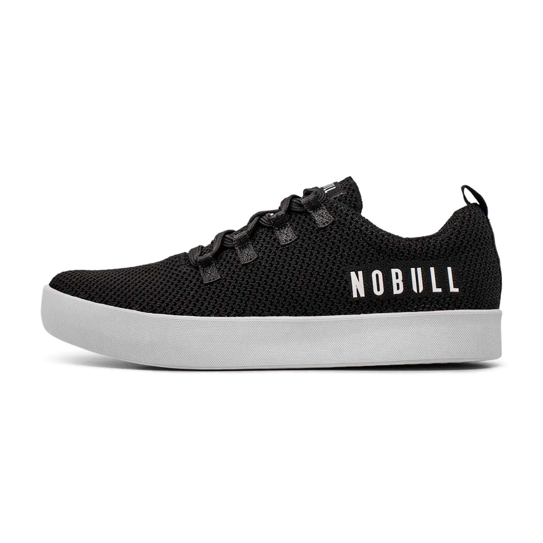 NOBULL Women's Recs Knit Shoe in Black White - Casual Sneaker, Training Footwear