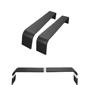 Garvee 2 Pack Trailer Fender，72-7/8"x10-1/4"x13" Heavy Duty Double Axle Trailer Fenders,Steel Plate Tandem Axle Trailer Fender Fit for 13-15 Inch Wheels Enclosed Accessories