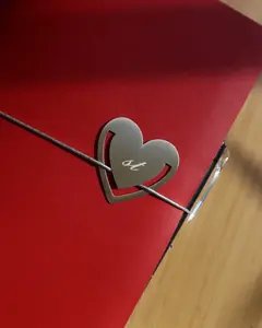 ENGRAVABLE BRASS BOOKMARK