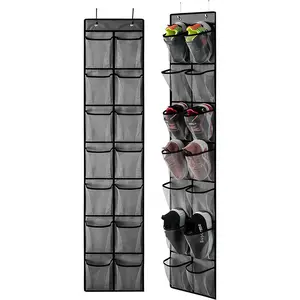 Multifunctional Door Back Shoe Storage Bag, Home Wall-Mounted Organizer Pouch, Hanging Baskets for Shoes & Miscellaneous Items, Closet Shoe Organizer