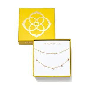 Kendra Scott Mandy Strand Necklace Set 2pc - Gold/Red