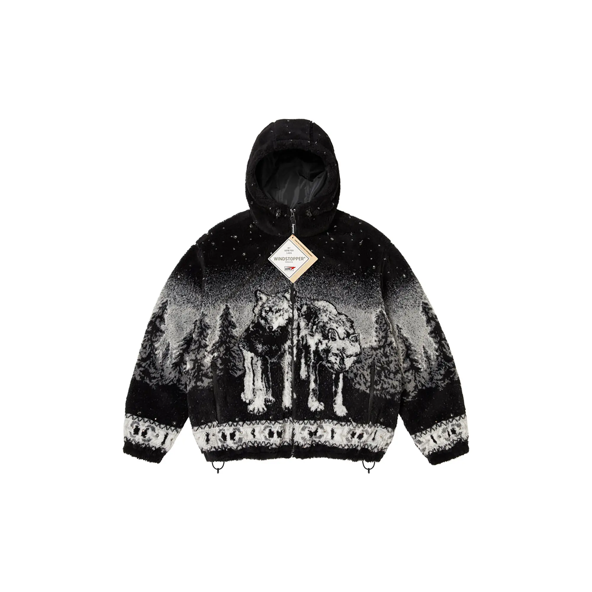 b.b. Simon Reversible Hooded Fleece Jacket "FW25 - BLACK" SU26718