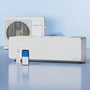 【Two packages】Cozeware 9k/12K/18K/24KBTU Mini Split 115V/230V 18/20/21 SEER2 AC Heating System WiFi Alexa Inverter Cools Up to 750 Sq Ft All-Season ComfortCool Energy Efficient Quiet 5-in-1 Versatile System Wifi Aircon Cooler Window Air Conditioner