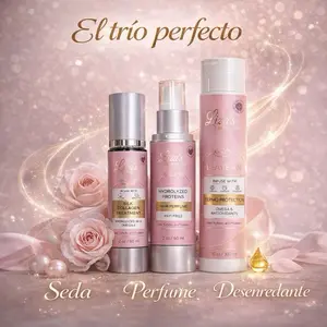 Liza's Beauty Lines Perfect Trio Hair Care - Seda Perfume Desenredante with Hydrolyzed Proteins & Collagen Treatment