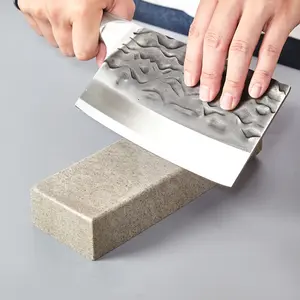 1 Piece Natural White Whetstone  Approx 1000 Grits With Natural Diamond For Knife Sharpening Repair Restore Sharpness To Blunt Knives