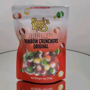 FREEZE DRIED ORIGINAL RAINBOW CRUNCHERS 4 Oz Candy sweet crunchy candies fruity snack