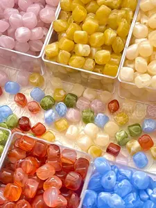 50 Pieces Acrylic Irregular Beads Mix Color DIY Necklace Bracelet Handmade Jewelry Accessories, Craft Supplies for Crafting Projects