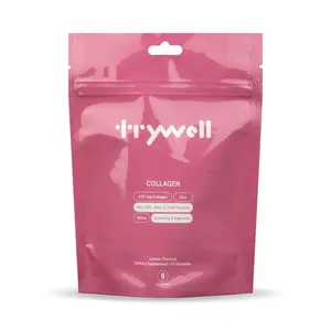 trywell Collagen Gummies - Collagen + Vitamin C + Zinc + Biotin - Beauty & Joint Support for Hair, Skin, Nails & Overall Wellness - Gut Friendly Formula - Lemon Flavor - Gluten Free - 60 Gummies Supplement