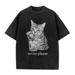 100% Washed Cotton Cat No Ice Please Anti ICE Tee, Political Protest Shirt, Unisex Social Justice Tee, Minneapolis Abolish ICE, FDT Shirt, Human Rights Shirt, No Ice