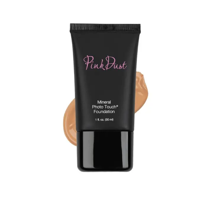 Mineral Photo Touch Foundation - Ultra Long-Wear Lightweight Hydrating Liquid Makeup for Normal to Dry Skin Types - Hypoallergenic Oil-Free Formula with Botanical Extracts