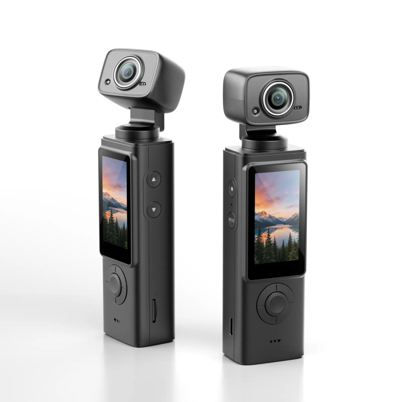 2K Mini Vlog Camera with 5.5H Battery, 270° Rotating Lens & WiFi – 100g Ultra-Light Camcorder with 21 Filters for Content Creation (SD Card Not Included)