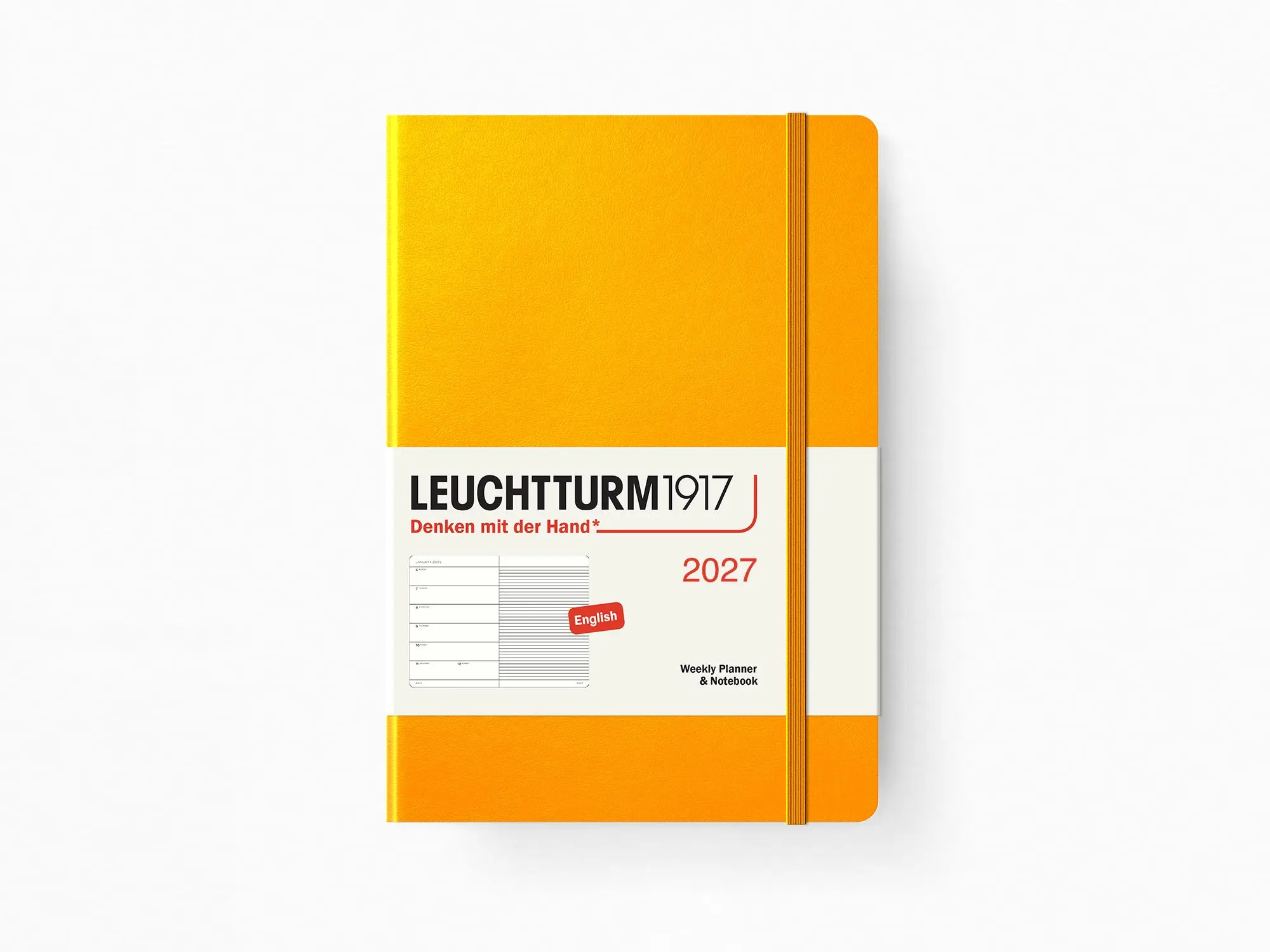 2027 Leuchtturm 1917 Weekly Planner & Notebook - SUNFLOWER