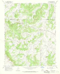 Counselor New Mexico USGS Topographic Quadrangle Map, 1966, 1:24000