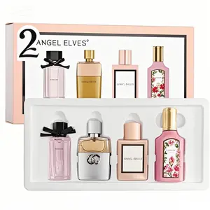 Two sets of women's perfume gift box set, 4 pieces, 30ml * 4. High cost-effective and long-lasting fragrance set, perfect birthday gift for mothers, girlfriends, and close friends