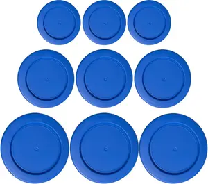1, 2 & 4 Cup Replacement Lids/Covers for Pyrex, Anchor Hocking &  Storage Bowls *Lids Only - Glass Container Not Included* (9 Pack *Three of Each Size*, Blue)