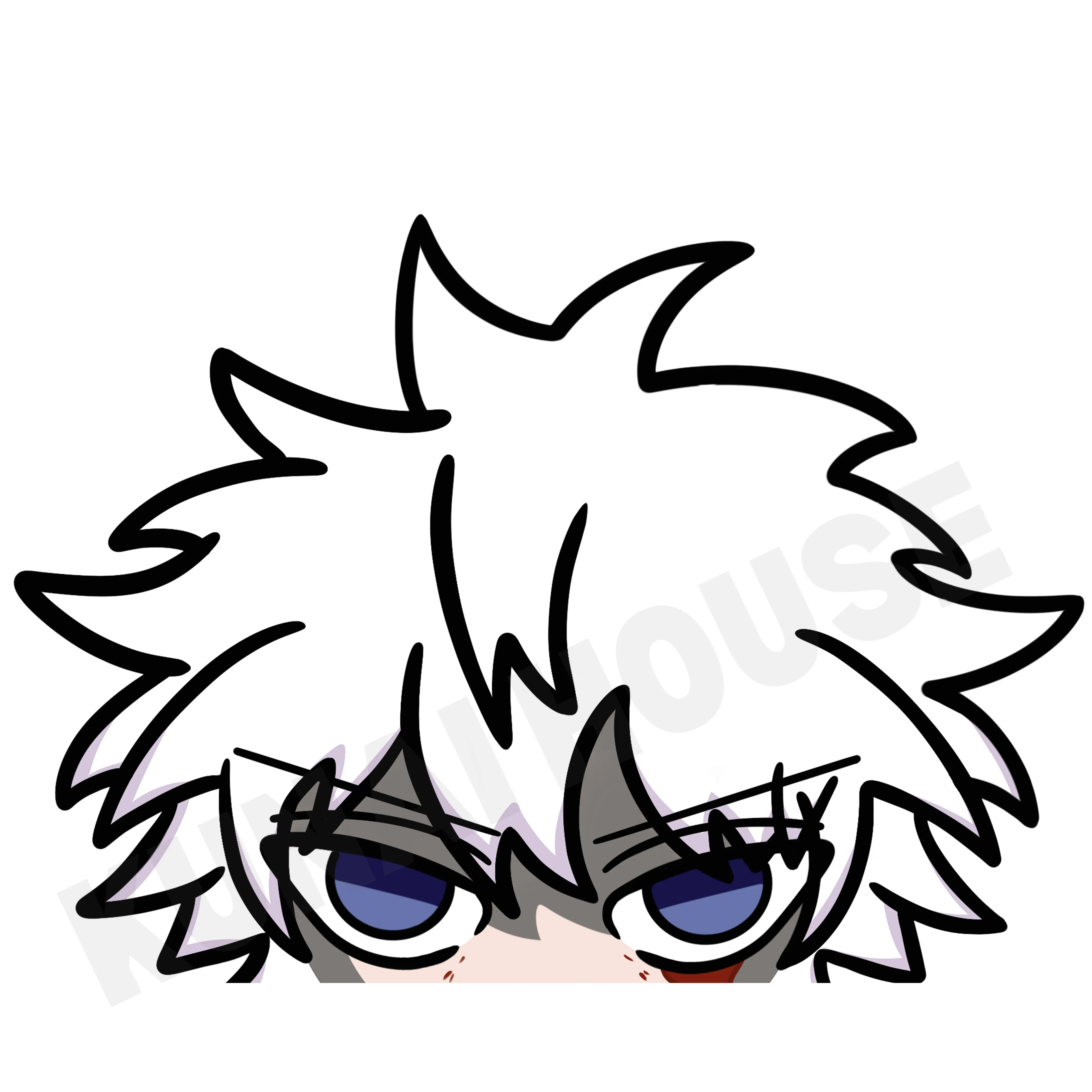 Killua Peeker Sticker