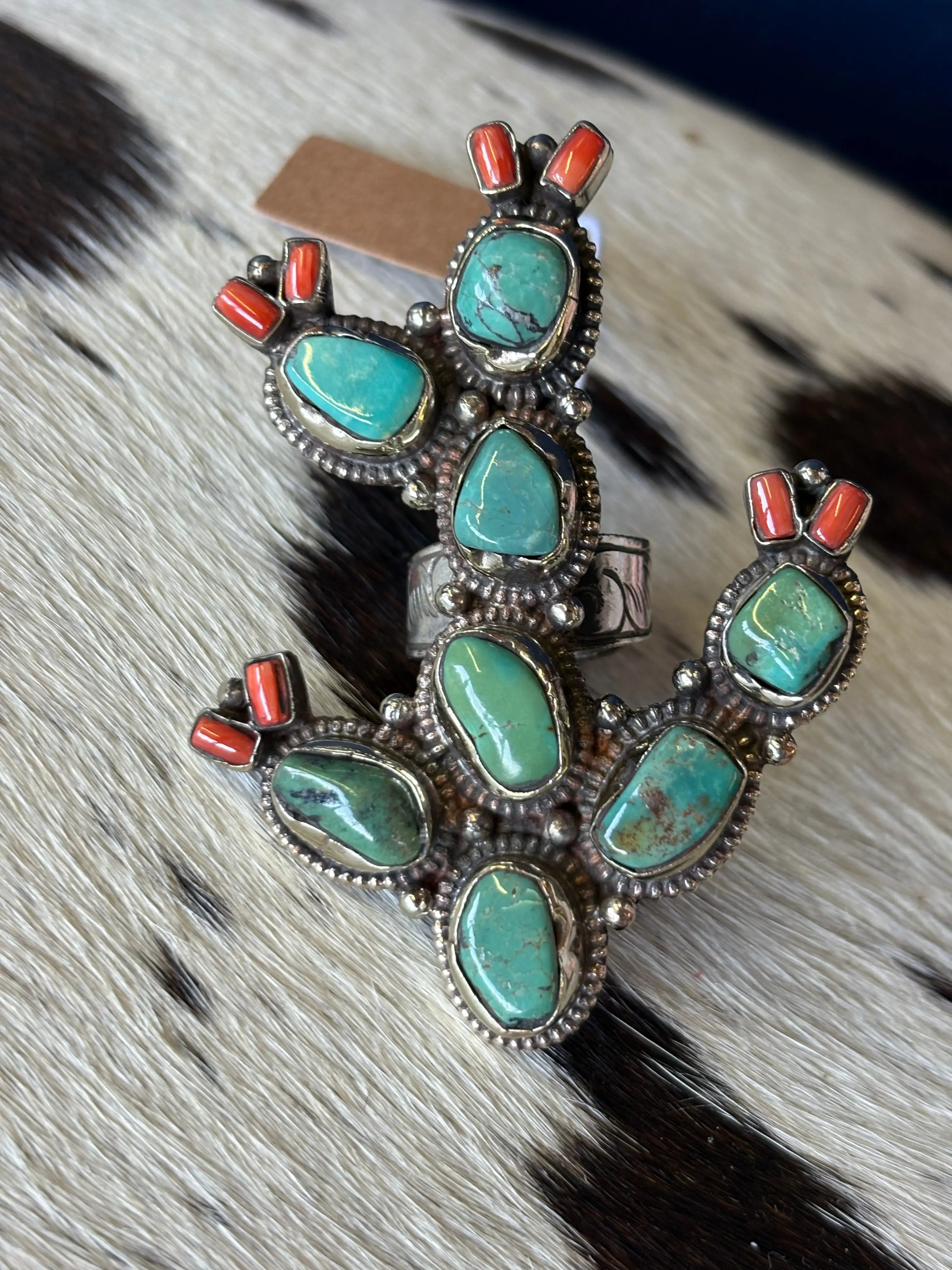 Prickly Pear Tibetan Silver Ring