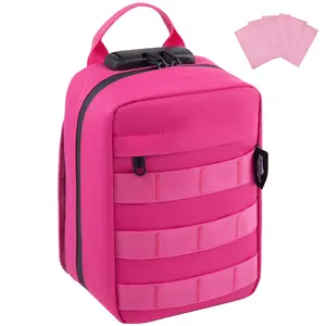 MAICHENG Storage Bag with Combination Lock Tactical Molle Bag Travel Medication Money Organizer Great for Men Women