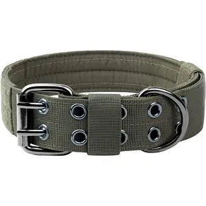 Small Medium Large Dog Nylon Collar Fixed Adjustable Size Control