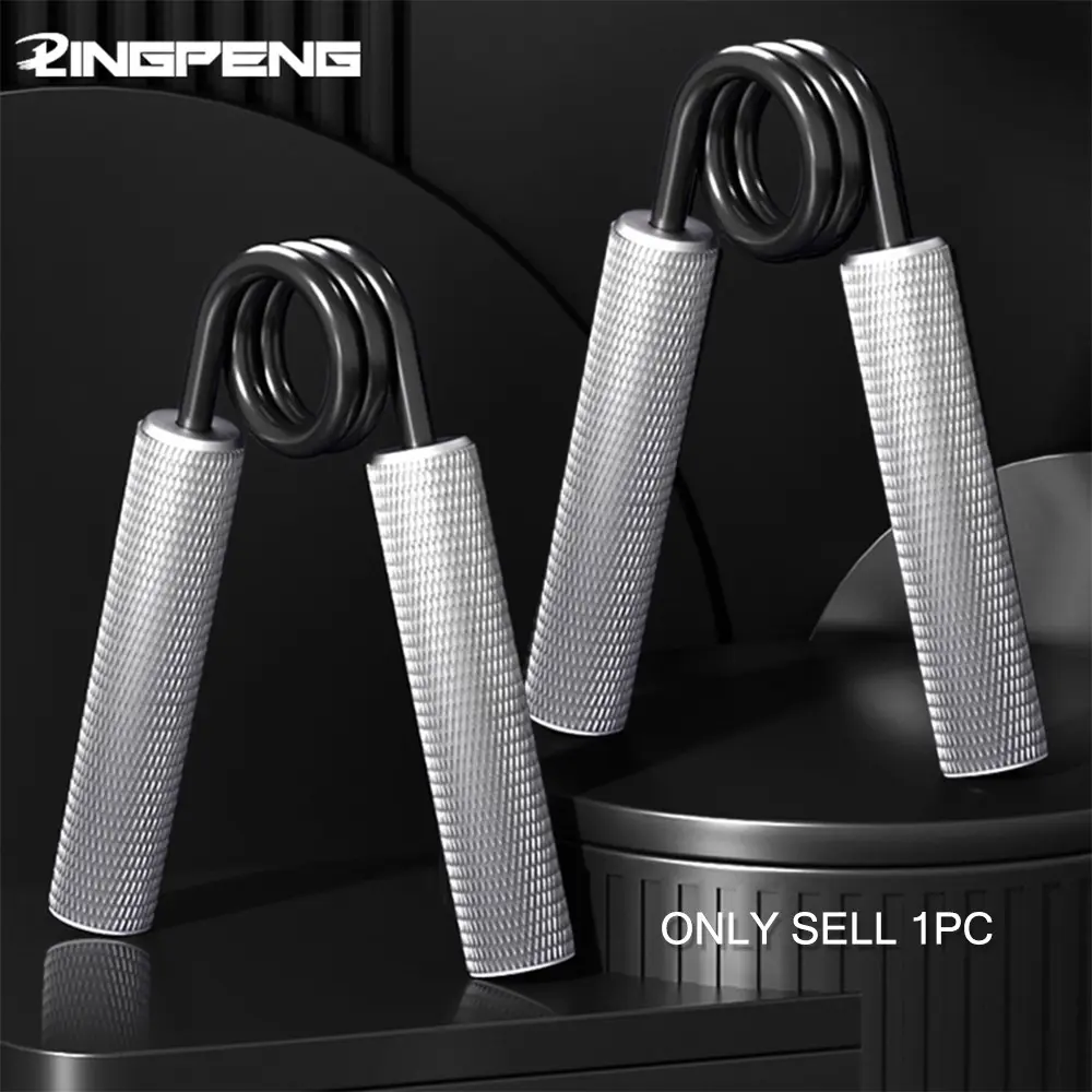 50-300lb Resistance Metal Grip Strength Trainer, Solid Aluminum Handle, Rustproof Spring, Non-Slip Texture, Unisex Power Training Tool, Hand Grips For Strength Training, Hand Grip Strengthener, Hand Gripper Strengthener, Handgrip