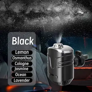 Car Smart Fragrance Diffuser, Automatic Start/stop, Starry Sky Projection, Three Brightness Levels, Long-Lasting Scent, Car Interior Diffusers