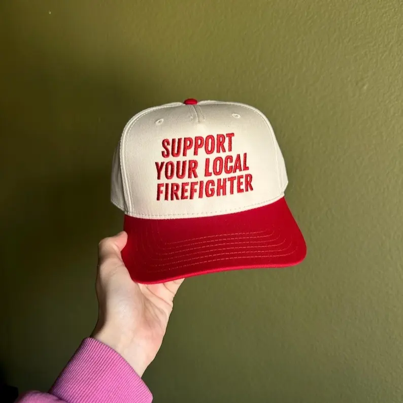 Support your local firefighter hat Support your local firefighter hat