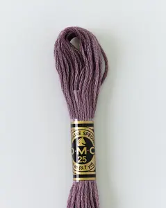 DMC Embroidery Stranded Thread - Six-Strand Embroidery Floss - 3041 - Purple Slate
