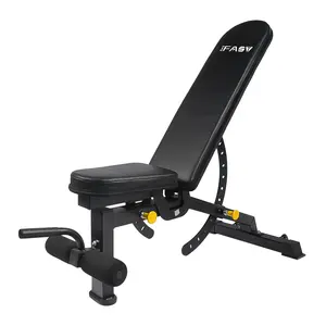 IFAST Adjustable Weight Bench 12 Positions 1000LBS Capacity, Soft Leather Backrest & Foam Leg Support for Full Body Workout Home Gym Exercise Equipment
